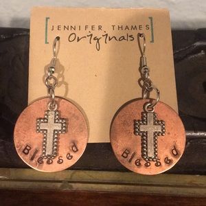Jennifer Thames Originals Blessed earrings